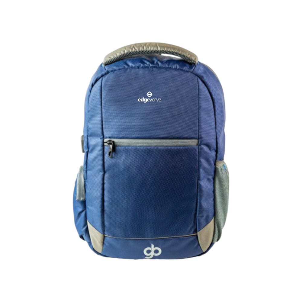 Greys&Blues Jadia Laptop Bag-Blue with Grey- 22L